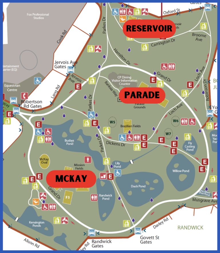 FIELD MAPS | South East Sydney Senior Oztag